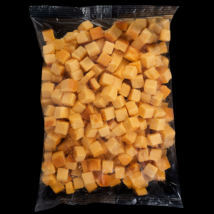 Smoked Colored Cheddar Cheese Cubes 5 lbs.