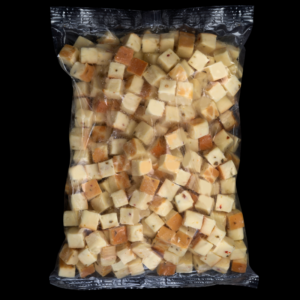 Smoked Pepper Jack Cheese Cubes 5 lbs.