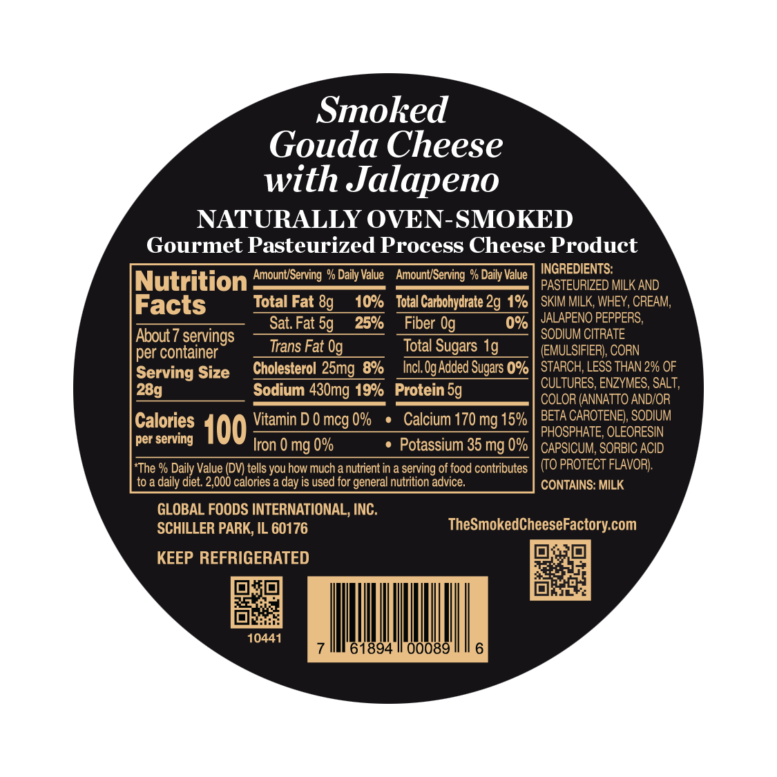 Smoked Process Gouda w/ Jalapeno - Image 3